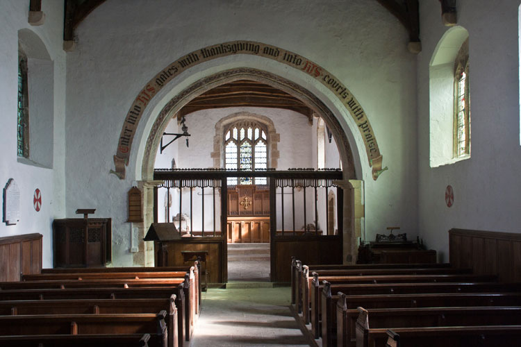 The Interior of St. Mary's Church, South Cowton. 