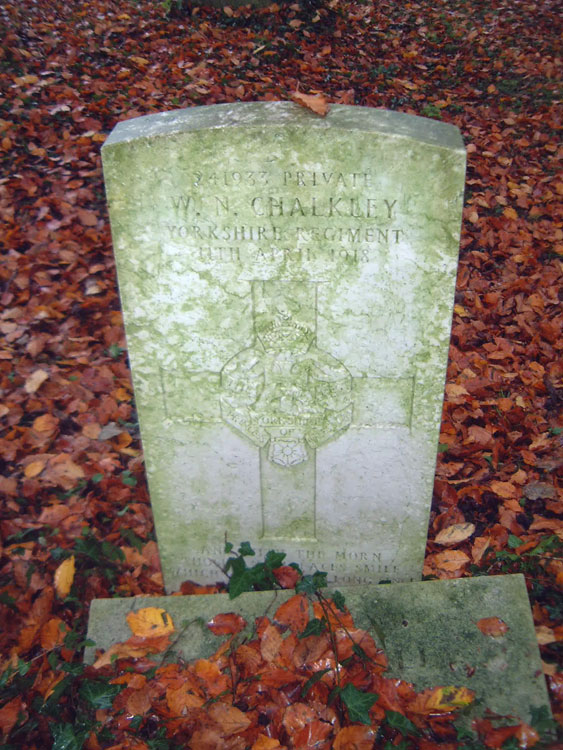 William Chalkley's Grave, Stevenage (St. Nicholas) Churchyard