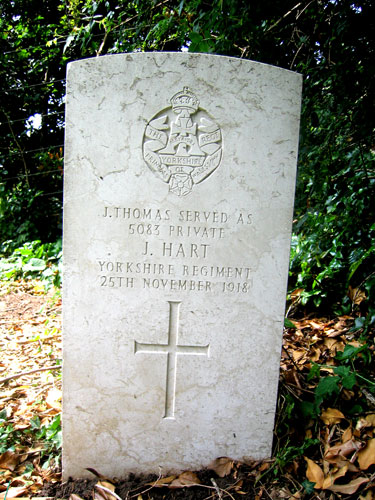 Private Joseph Thomas (Hart). 5083.