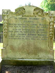 Harris Family Headstone