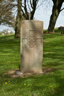 Private G Richardson, 17871.