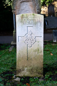 Private Ralph Turner Simm. 13740.