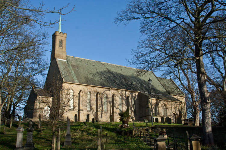 Holy Trinity Church, Washington,seen from The Avenue in Washington Village