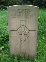 Private Arthur Wright. 24139.