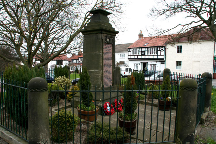 The War Memorial at Hutton Rudby.
