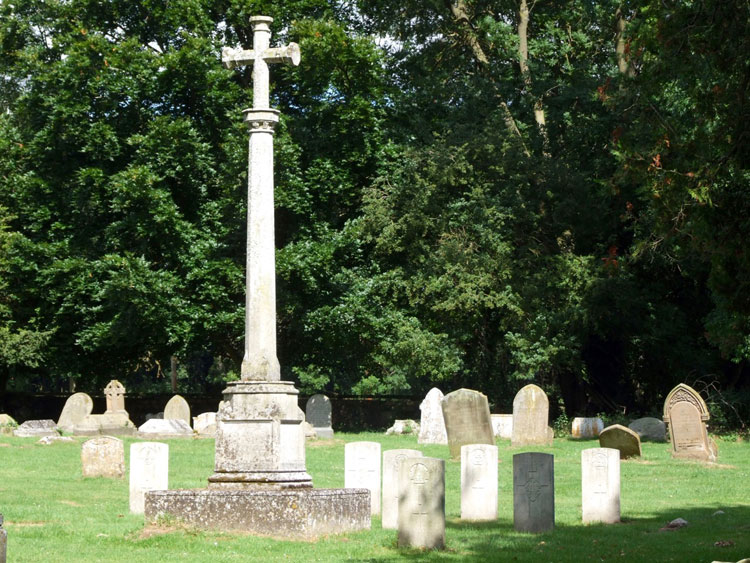 The War Memorial for Ingham (Suffolk) in the Churchyard of St. Batholomew's, Ingham 