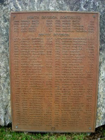 Pte MacIver's Name on the Isle of Lewis War Memorial