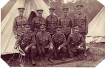 A group from the 12th Battalion the Yorkshire Regiment.