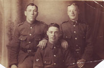 Privates Penny, Hurson, and Brockless