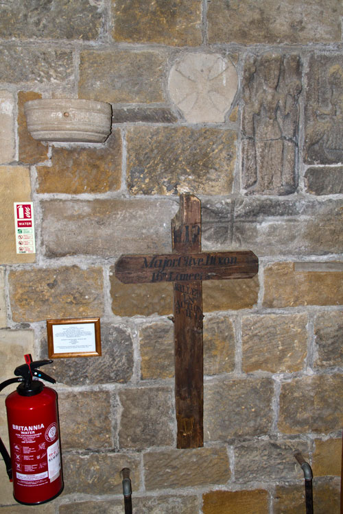 The Battlefield Cross for Major Clive McDonnell Dixon of the 16th Lancers, KIA 5 Nov 1914