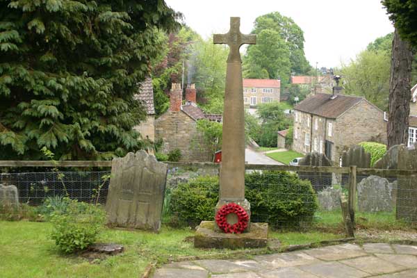 The War Memorial at The Church of St. Mary, Lastingham. (Photo : Edward Nicholl)