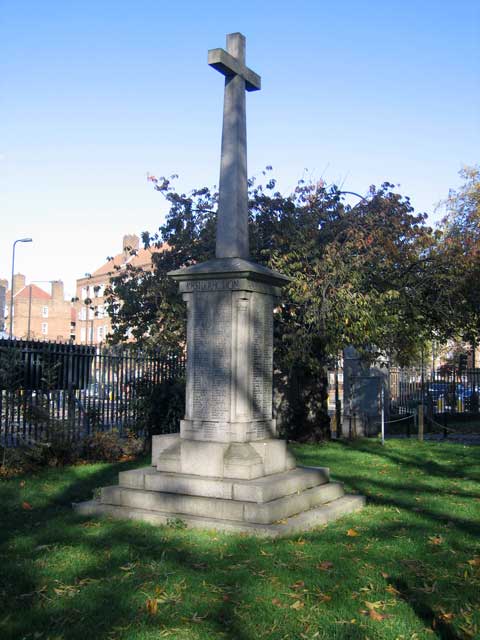 The War Memorial for Kennington, London, outside the Oval.