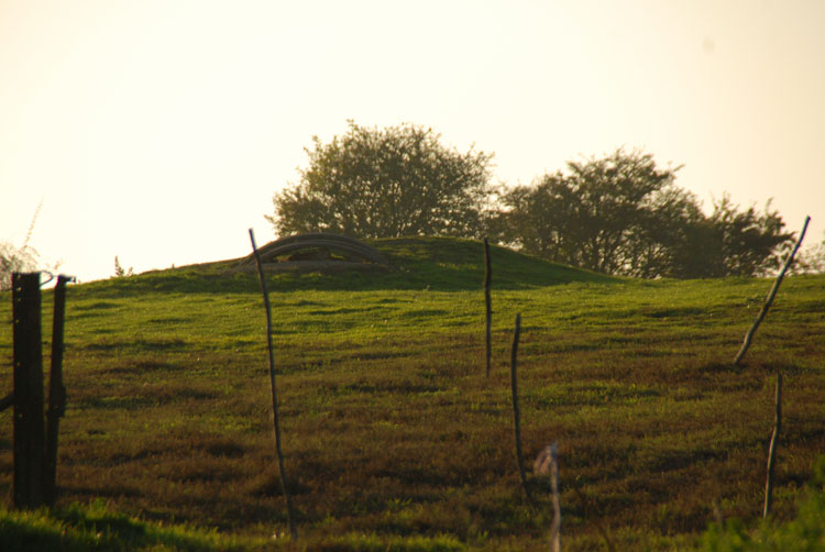 Remains of German defences at Fontaine les Croisilles today