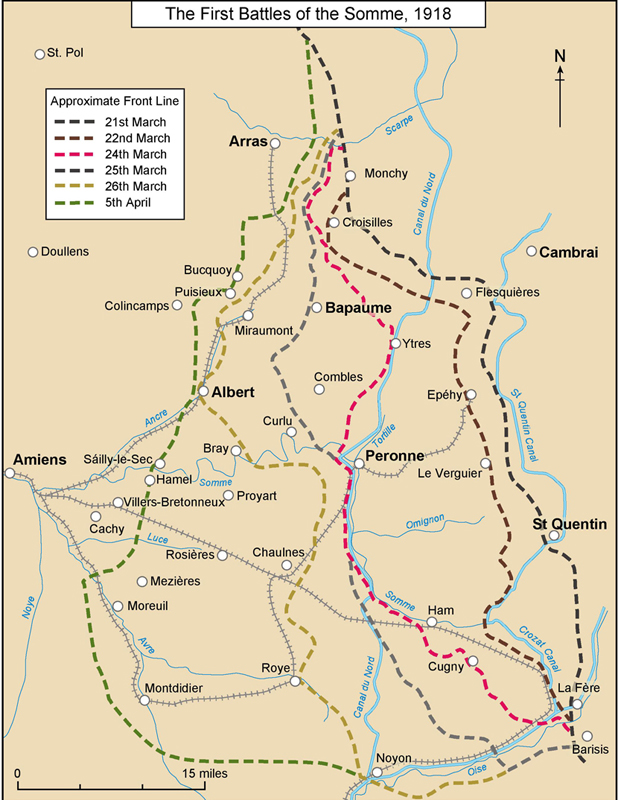 March 1918, German Offensive