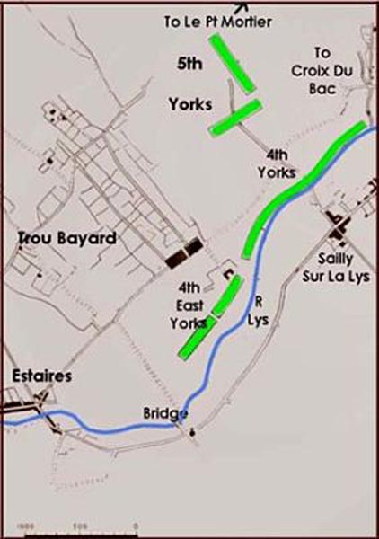 4th and 5th Battalions’ defence at Estaires