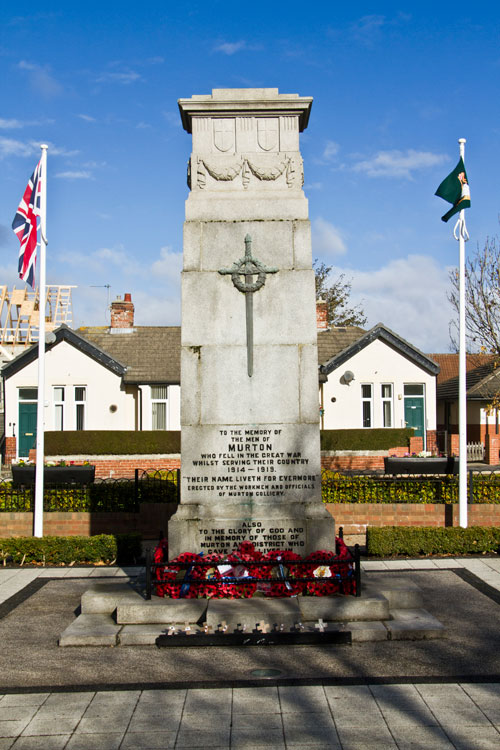 The War Memorial in Murton, Co. Durham.