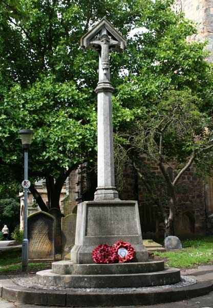 The War Memorial outside St. Mary's Church, Norton (Photo : Edward Nicholl)
