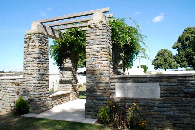 Achiet-Le-Grand Communal Cemetery Extension.