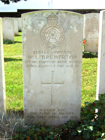 Private William Leslie Brewerton. 228465.