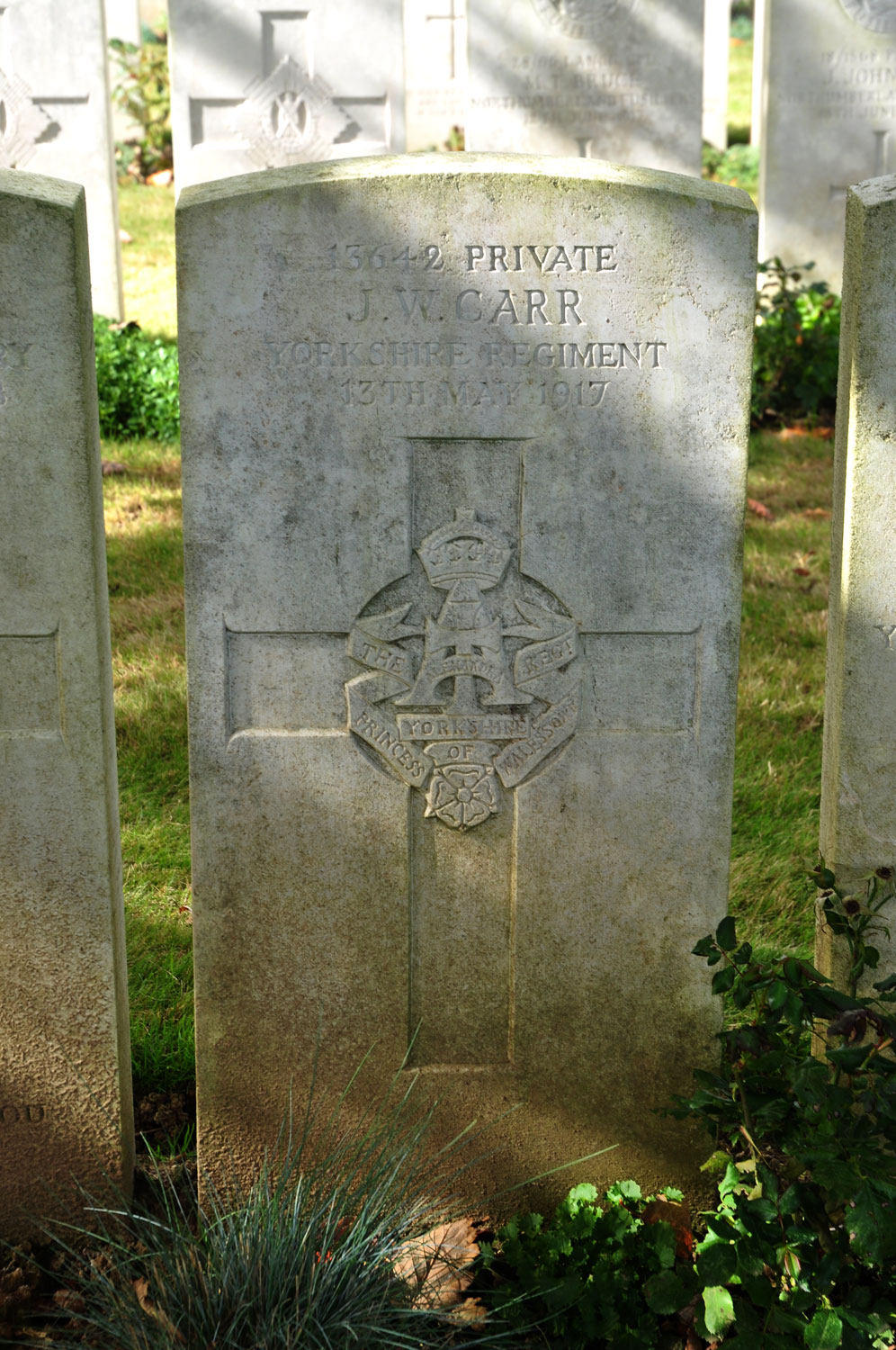 The Yorkshire Regiment War Graves