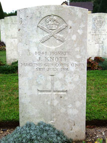 Private John Knott. 8048. 