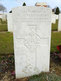 Lieutenant Francis Harold Harrison.