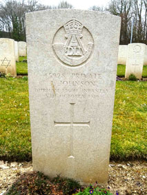 Private Joseph Johnson. 45928. 