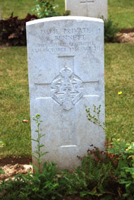 Private Richard Bennett. 13041. 