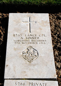 Lance Corporal Arthur Binner. 8210. 