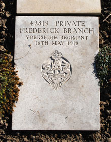 Private Frederick Branch. 42819. 