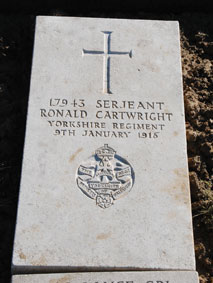 Serjeant Ronald Cartwright. 17943. 