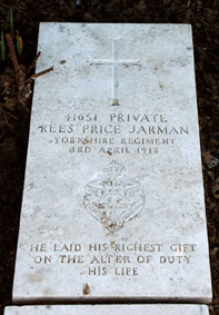 Private Reece Price Jarman. 41651. 