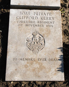 Private Clifford Kerry, 8085. 