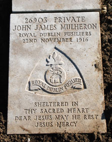 Private John James Mulheron. 26903. 