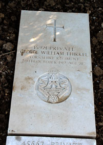 Private George William Thirkell. 15921.