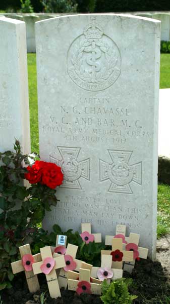 The grave of Noel Chavasse, VC*.