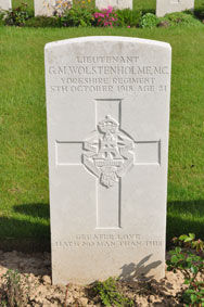 Lieutenant George Mellor Wolstenholme, MC. 