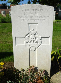 Private Nicholas James, 6752. 