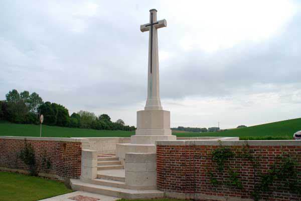 The Cross of Sacrifice, Carnoy Military Cemetery