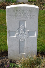 Private Josephs Craigs. 33777. 