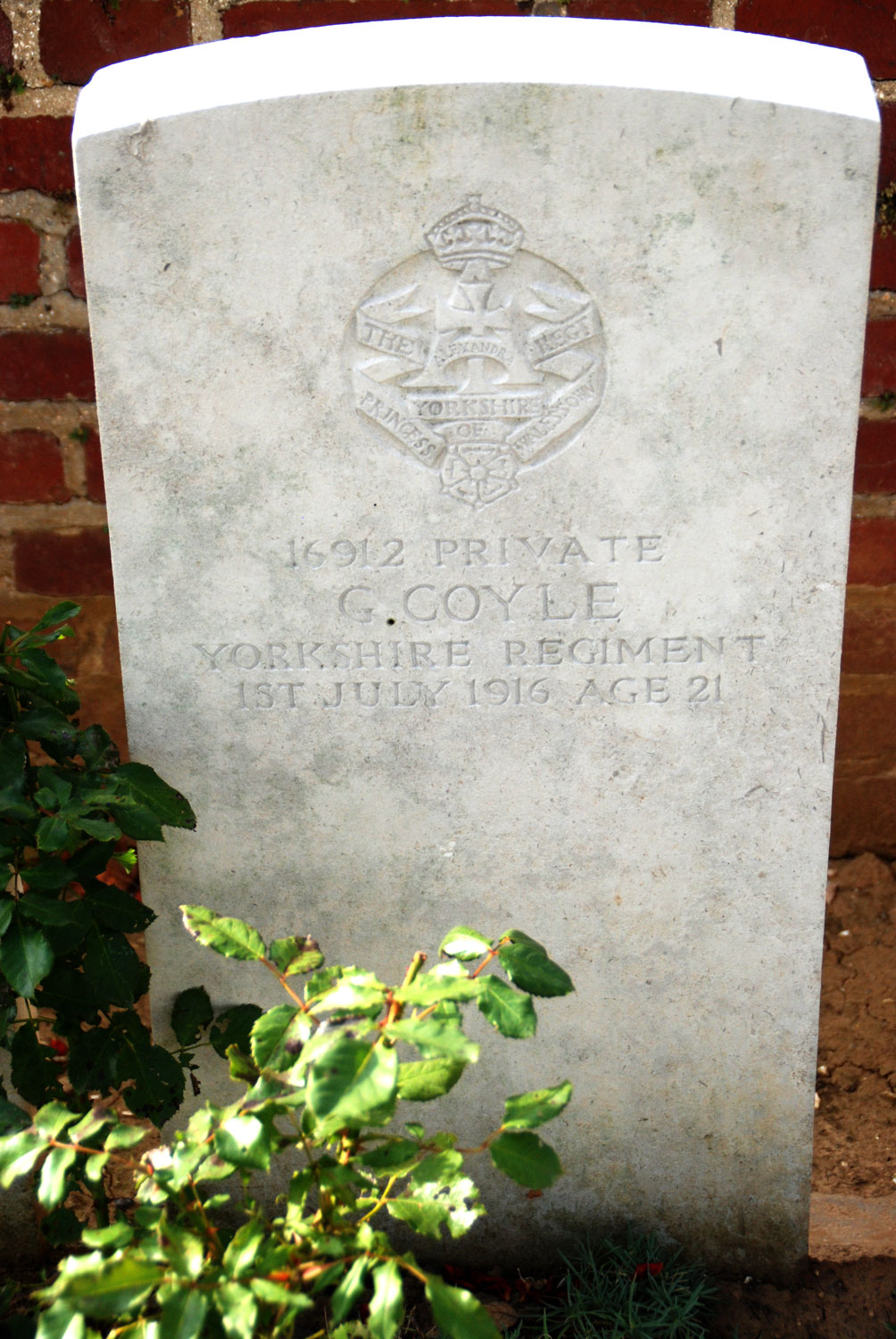 The Yorkshire Regiment War Graves