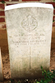 Company Serjeant Major Charles William Cant , 7897. 