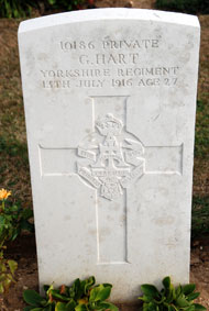 Private George Hart, 10186. 