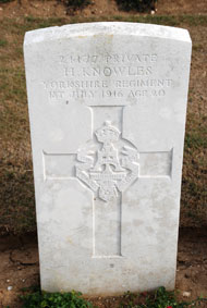 Private Henry Knowles. 24177. 