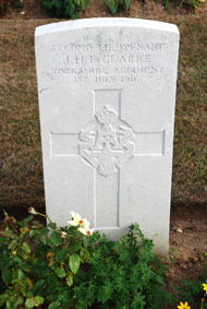 2nd Lieutenant James Henry Fisher Clarke . 