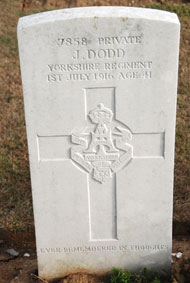 Private James Dodd. 7858. 