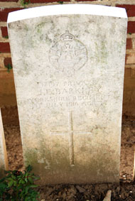 Private James Ernest Barkley, 17197. 