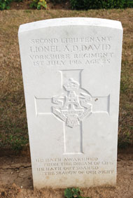 2nd Lieutenant Lionel Adolf David.