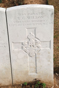 Private Richard Colley Wilson. 3199. 