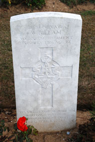 Private William Billam, 18697.